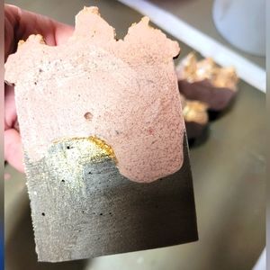 2 Handmade soap salted caramel flappe heavy scented large handmade  soap…